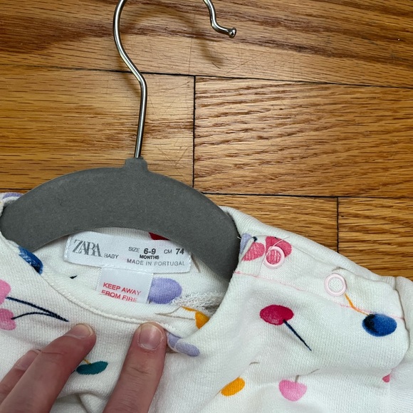 Zara Multi-colored Cherry Sweatshirt - Picture 3 of 4